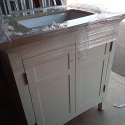Bathroom sink and vanity