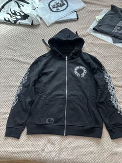 Chrome Heart Black And White Hoodie