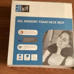 Gel Memory Foam Neck Rest