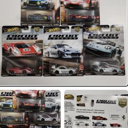 Collectible Hotwheels Circuit Legends 5 car premium set $50. Local pick up in Whittier CA 