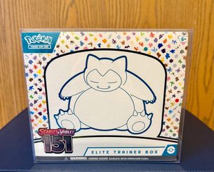 Pokémon Scarlet & Violet 151 Elite Trainer Box ETB Sealed Snorlax Promo w/ Protector