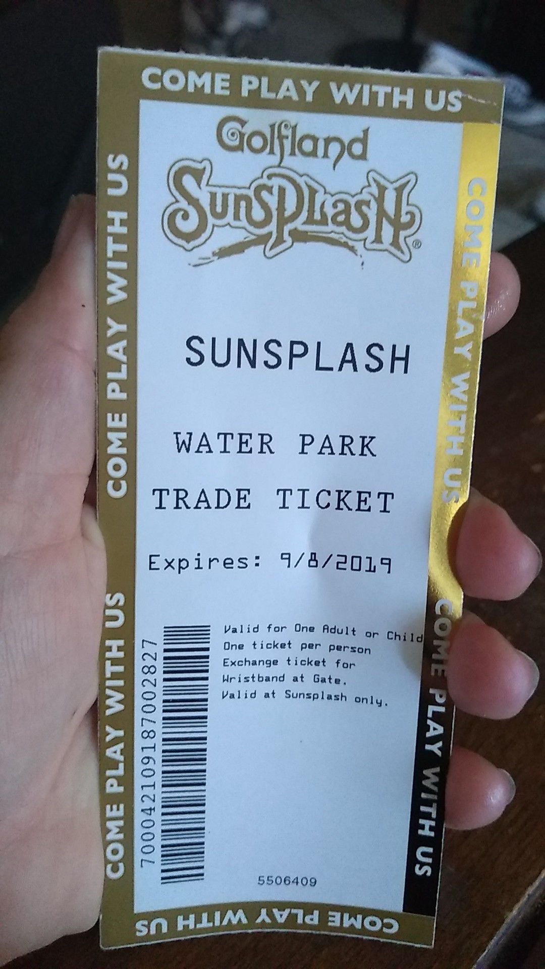 Sunsplash waterpark tickets