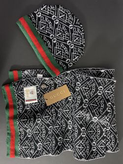 Knit Hat And Scarf Set