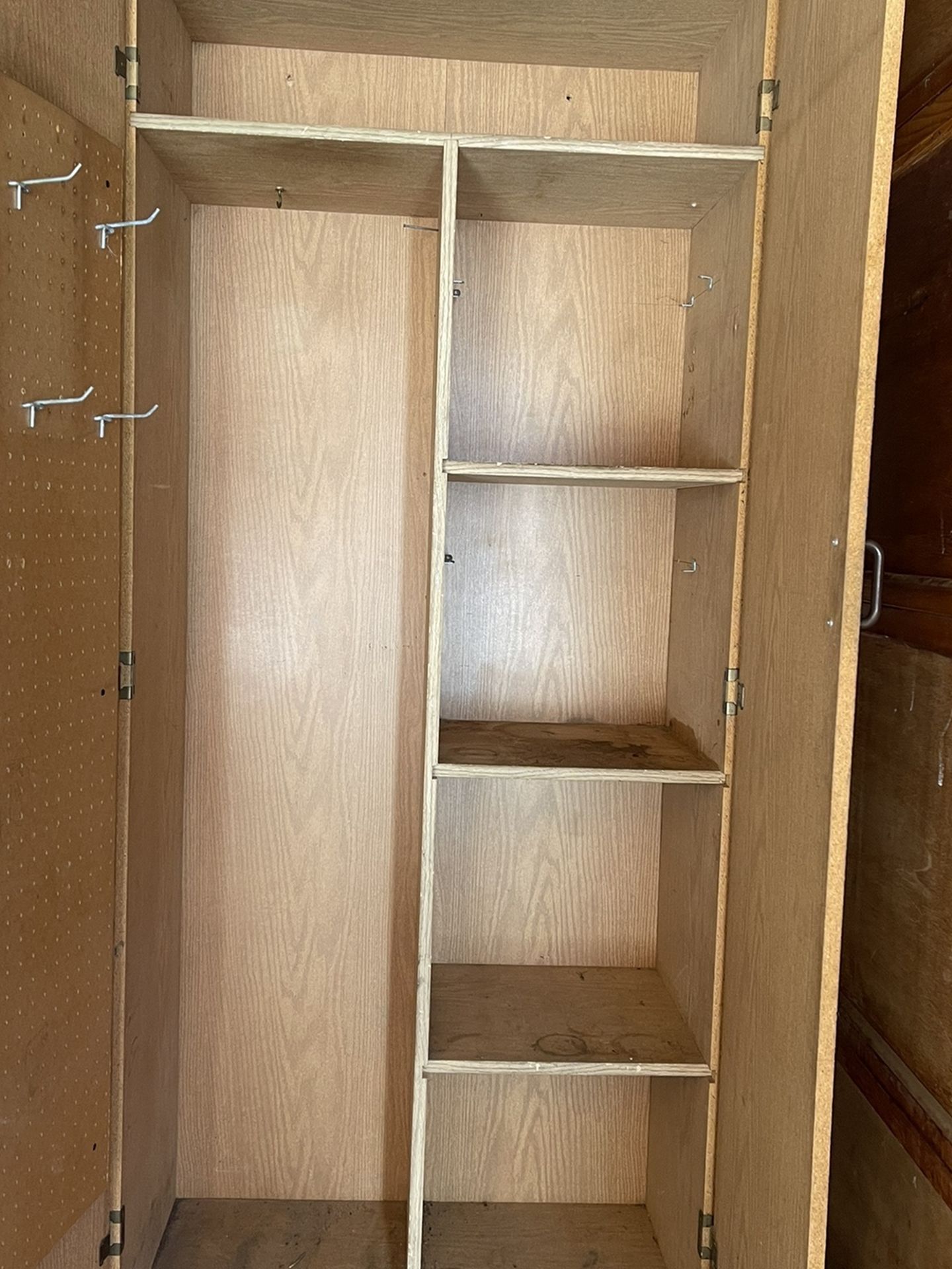 PENDING SALE - Solid Storage Cabinet With Adjustable Shelves