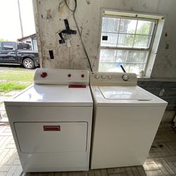 GE. SUPER LOAD WASHER & KENMORE ELECTRIC DRYER  SET!  I’ll run both for you!!!  BOTH RUN GREAT! IM IN MARRERO  