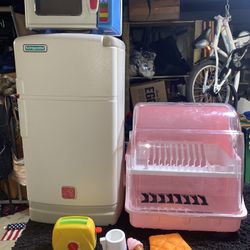 Doll Furniture And Kids Pretend Kitchen Appliances 