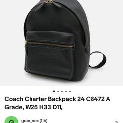 Coach Charter Backpack 