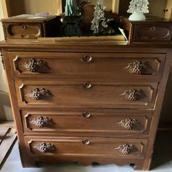Antique Wooden Dresser-Pristine