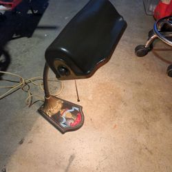 Vintage bankers lamp