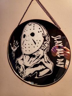 Hand Engraved Jason Mirror