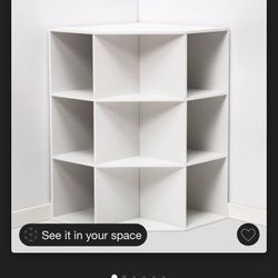 Corner Cubed Book Shelf 