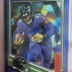 Derek Henry no. 204 ravens Football Trading Card score 