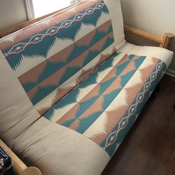 Handmade Solid Wood Queen Futon