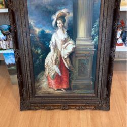 Victorian Style  Oil Painting On Canvas  Museum Quality 