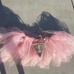 1 Yr Birthday High Chair Or Table Skirt 