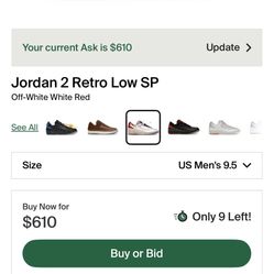 Air Jordan 2 Off-White White Red