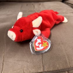 Genuine Beanie Baby Bull