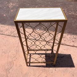 Classy wine rack or decorative table