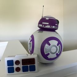 Disney Star Wars BB-8 Galaxy's Edge Droid Depot Purple/White Remote included