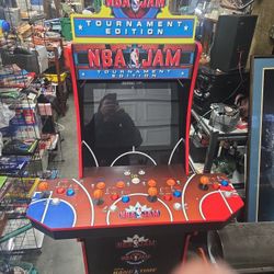 NBA JAM 1UP Arcade Game