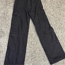 Essential black cargo pants