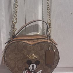 Coach Shaped Heart ❤️ With Mickey
