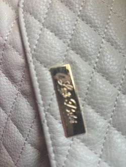 Quilted Leather Handbag with Gold Hardware