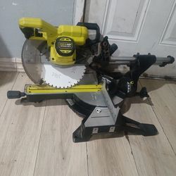 Miter Saw Sliding Brushless Ryobi  18 V 10 IN