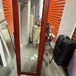 Jewelry Cabinet With full mirror