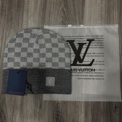 Grey Louis Vuitton Beanie