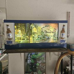 Vintage Series 1 Rotating Miller Light Beer Sign 