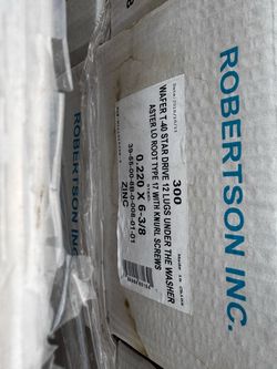 Robertson T-40 Star Drive Wafer Screws 300-Pack
