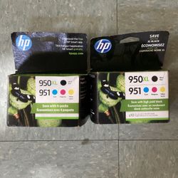 HP 950 XL 951 / 4-Pack, Black & Color / Save $$$