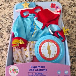 Giggle Scape Superhero Doll Costume