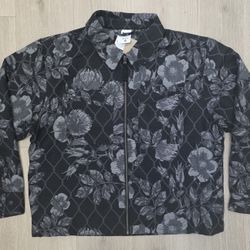 Nike X Devin Booker Rare Sample Floral Woven Limited Edition Basketball Jacket FN2672-010 Mens Size Large NWT MSRP $300