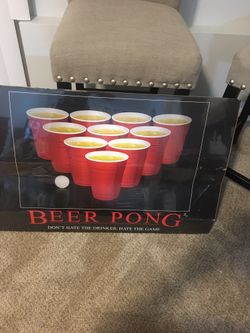 Poster beer pong
