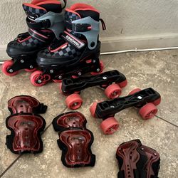 In-line + Quad Combo Skate