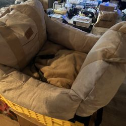 Medium Size Hammock Style Dog Car Seat-Sand/Tan-NEW