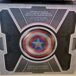 Disney Parks Marvel Captain America Vibranium Shield with Carrying Case
