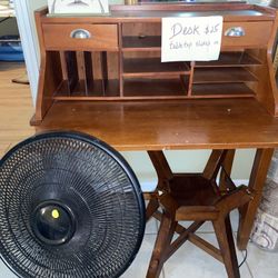 Desk W/ Retractable Table $25