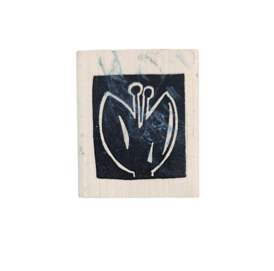 Vintage 1994 A Stamp in the Hand Co Butterfly Rubber Stamp