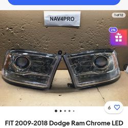 RAM 1500 Headlights Off Of 2013 And a set of projector Style Headlights Also For 2013-2018 RAM 1500 