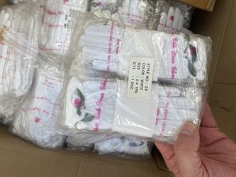 case of girls white gloves (communion) 