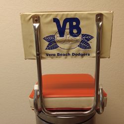Vintage Vero Beach Dodgers Stadium Bleacher Seat Backrest Chair