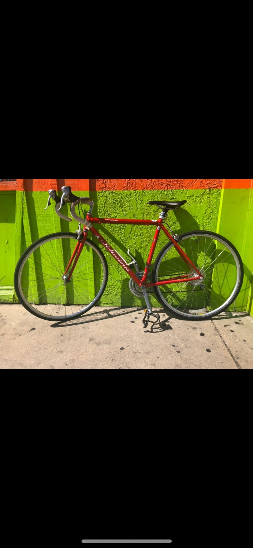 red schwinn passage vintage bicycle 48cm