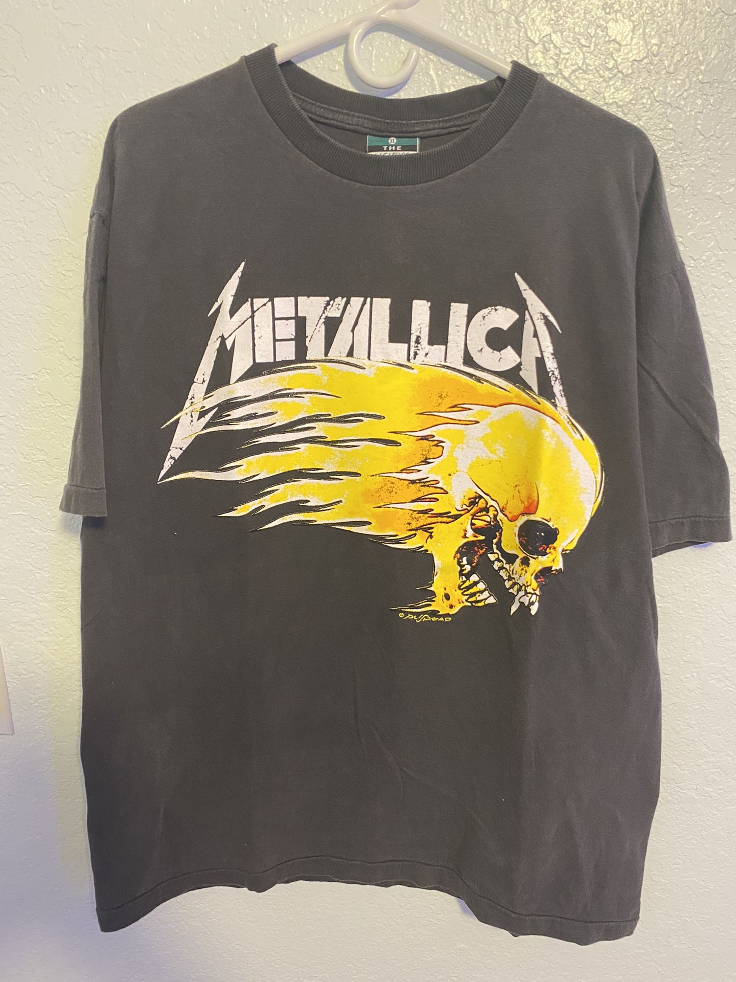 Vintage Metallica AOP All over print single stitch reprint graphic tee size X-Large 