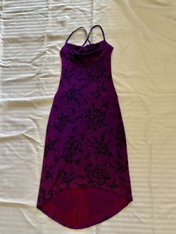 Purple Dress Small. Long Glittery