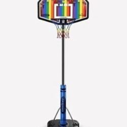 Spalding X Crayola 32" Molded Portable Basketball Hoop