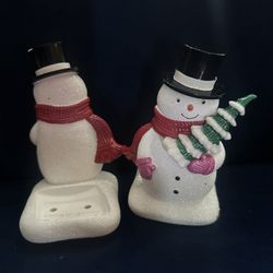 Bath & Body Works Snowman Soap Holder 