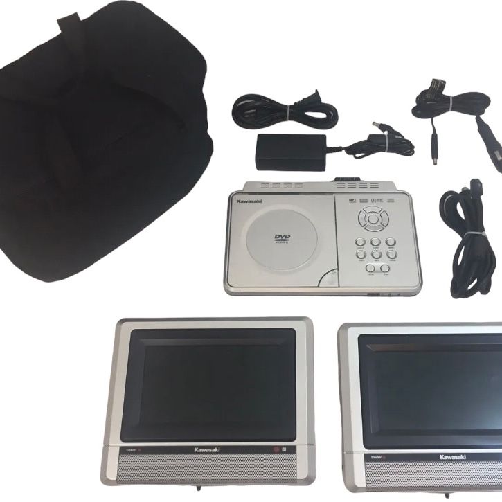 Kawasaki PVS1965 Portable DVD System with Two 6.5